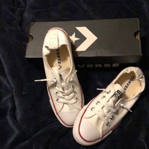 White converse size 8